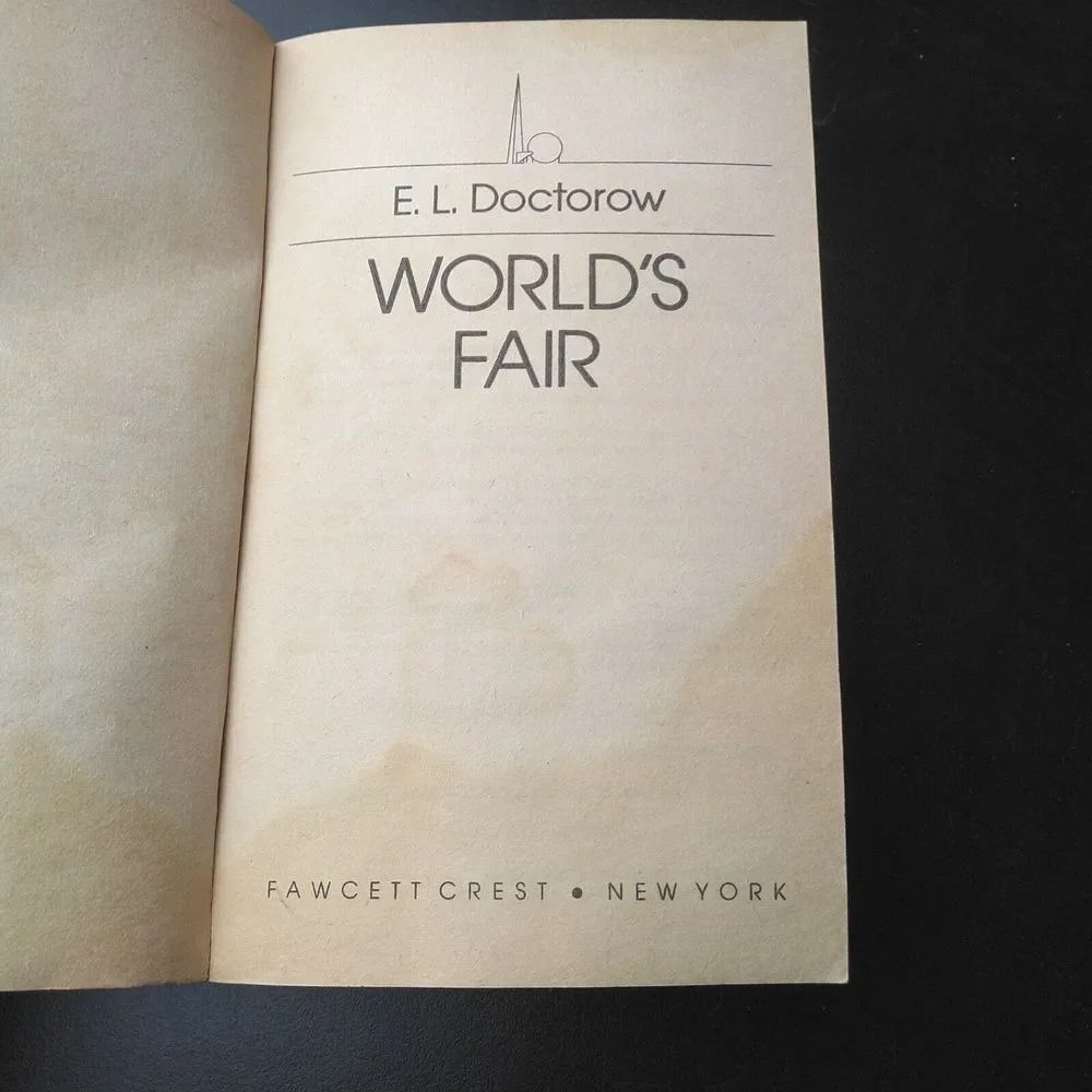 World's Fair, E. L. Doctorow, 1986/1986 vgc paperback, free shipping